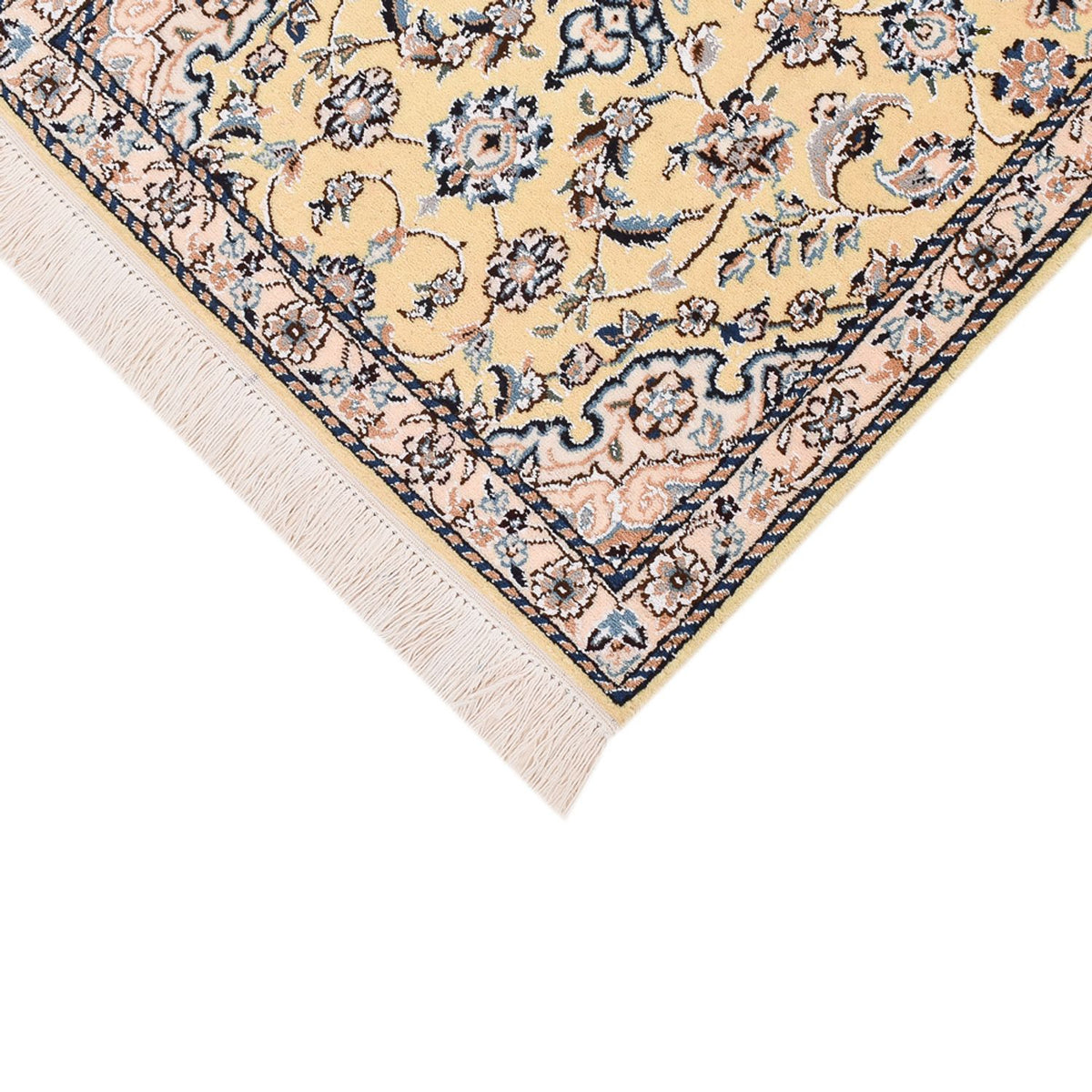 Loper Perzisch tapijt - Nain - Koninklijk - 309 x 61 cm - beige