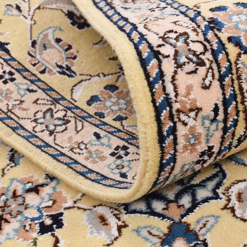 Loper Perzisch tapijt - Nain - Koninklijk - 309 x 61 cm - beige