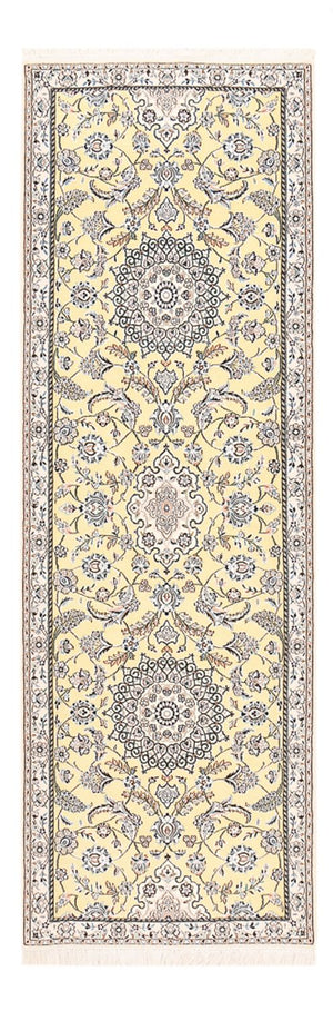 Loper Perzisch tapijt - Nain - Koninklijk - 263 x 90 cm - beige