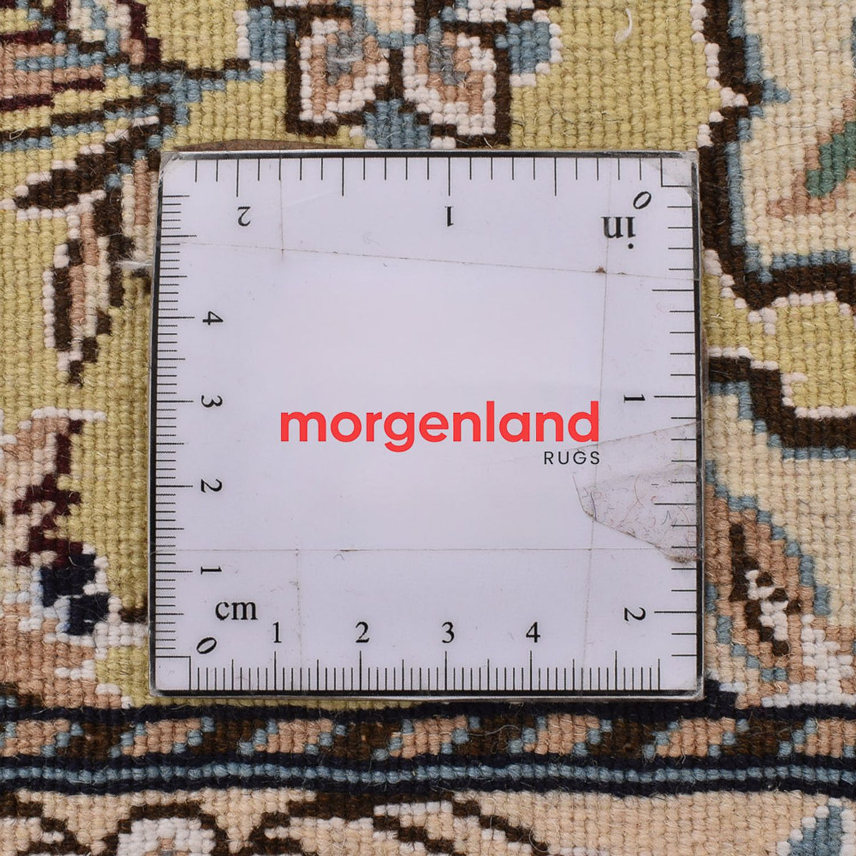 Loper Perzisch tapijt - Nain - Koninklijk - 263 x 90 cm - beige