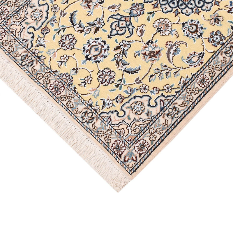 Loper Perzisch tapijt - Nain - Koninklijk - 204 x 60 cm - beige