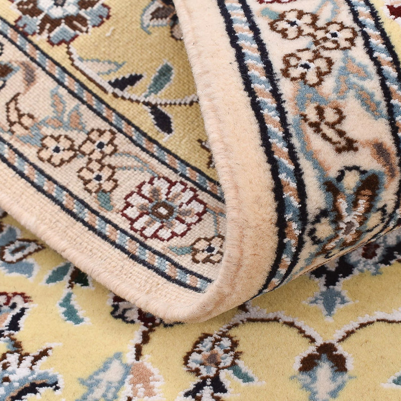 Loper Perzisch tapijt - Nain - Koninklijk - 204 x 60 cm - beige