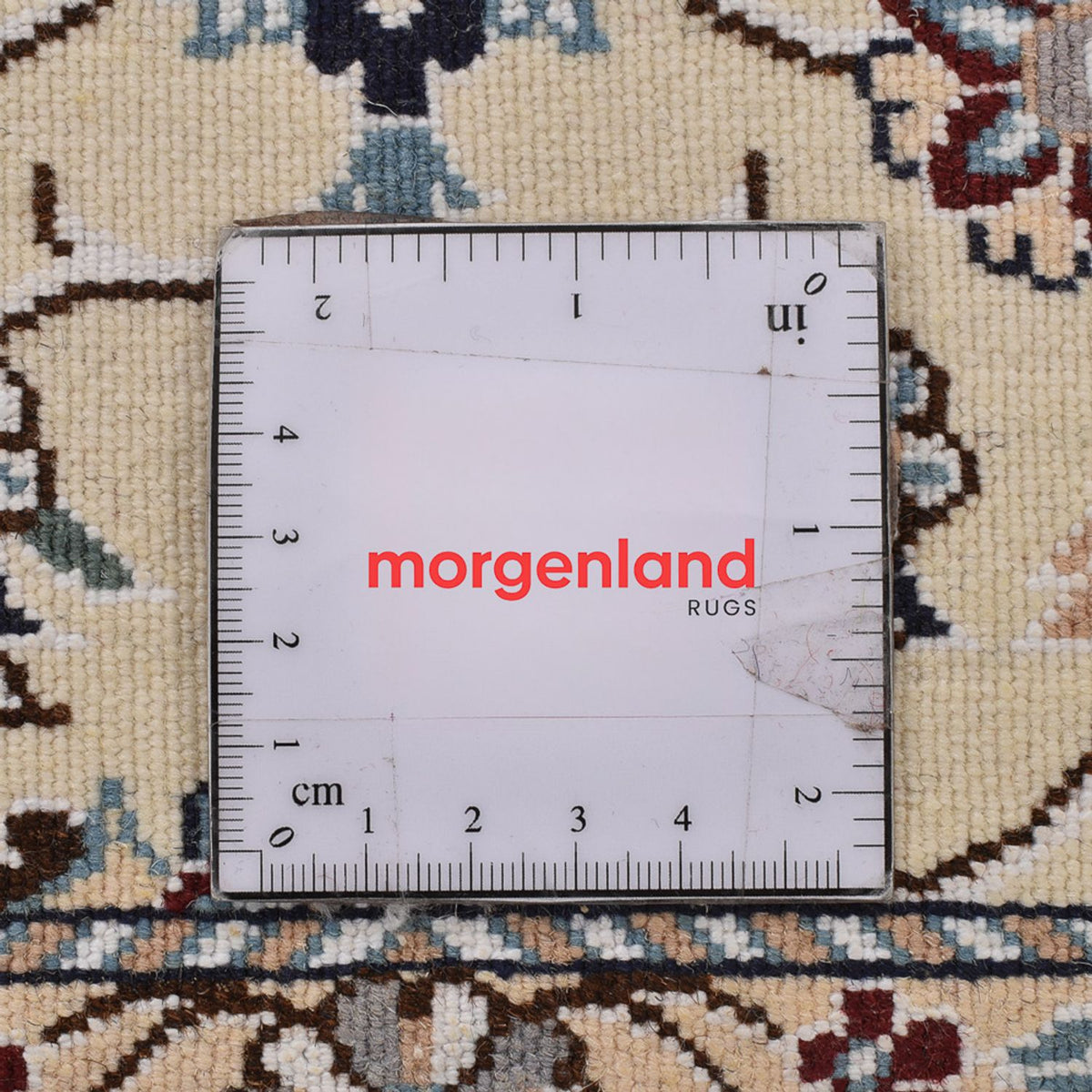 Loper Perzisch tapijt - Nain - Koninklijk - 197 x 61 cm - crème