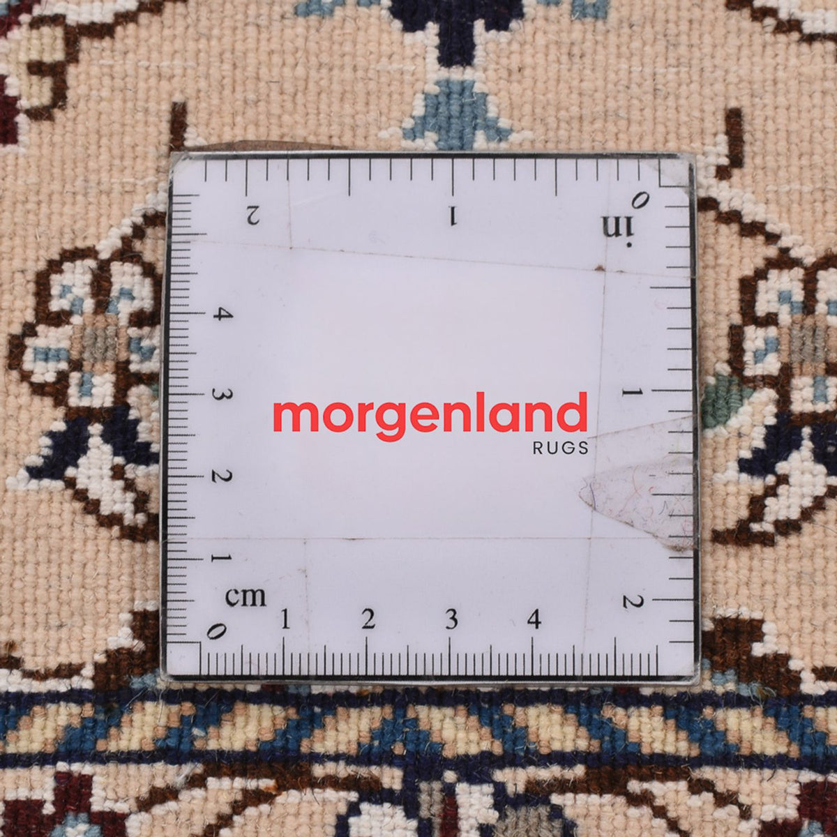 Loper Perzisch tapijt - Nain - Koninklijk - 200 x 62 cm - crème