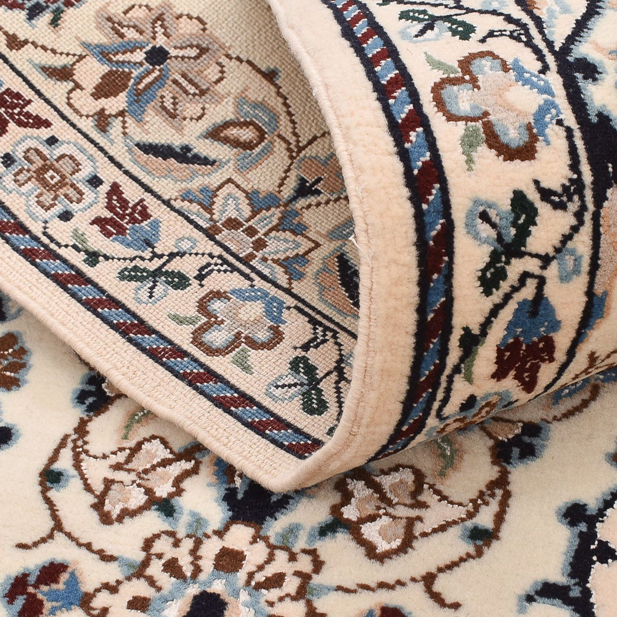 Loper Perzisch tapijt - Nain - Koninklijk - 230 x 70 cm - crème