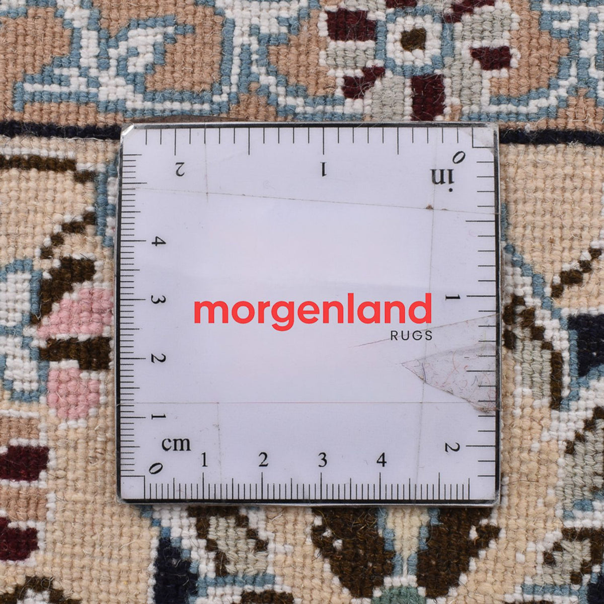 Perzisch tapijt - Nain - Koninklijk vierkant  - 152 x 149 cm - lichtgroen