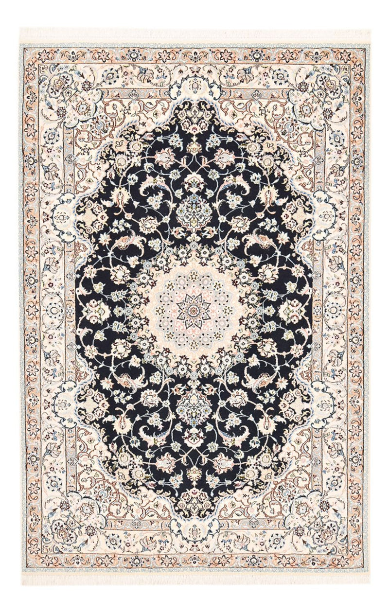 Perzisch tapijt - Nain - Koninklijk - 252 x 164 cm - donkerblauw