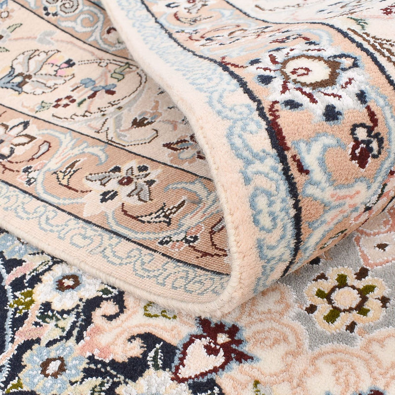 Perzisch tapijt - Nain - Koninklijk - 252 x 164 cm - donkerblauw