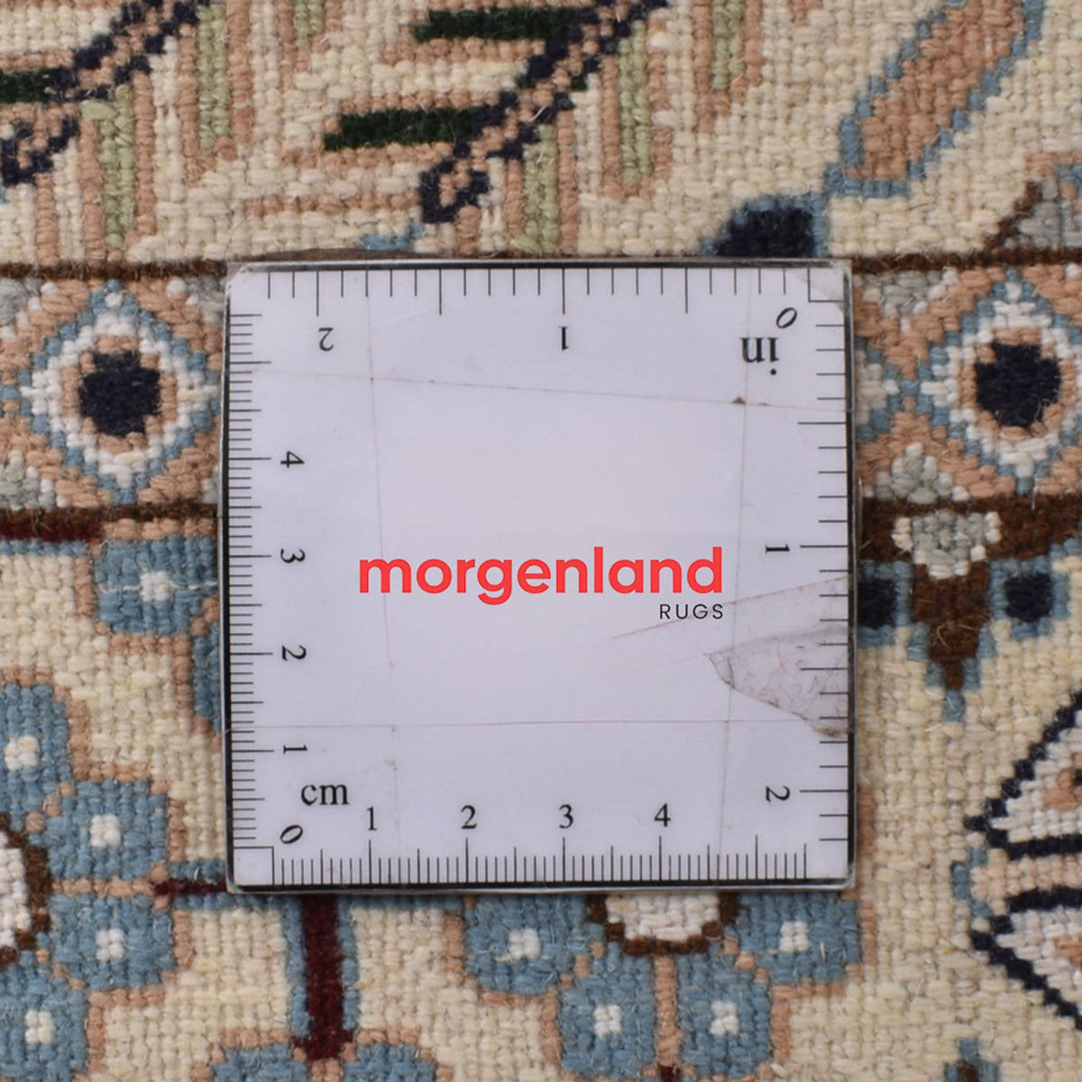 Perzisch tapijt - Nain - Koninklijk - 195 x 137 cm - lichtblauw