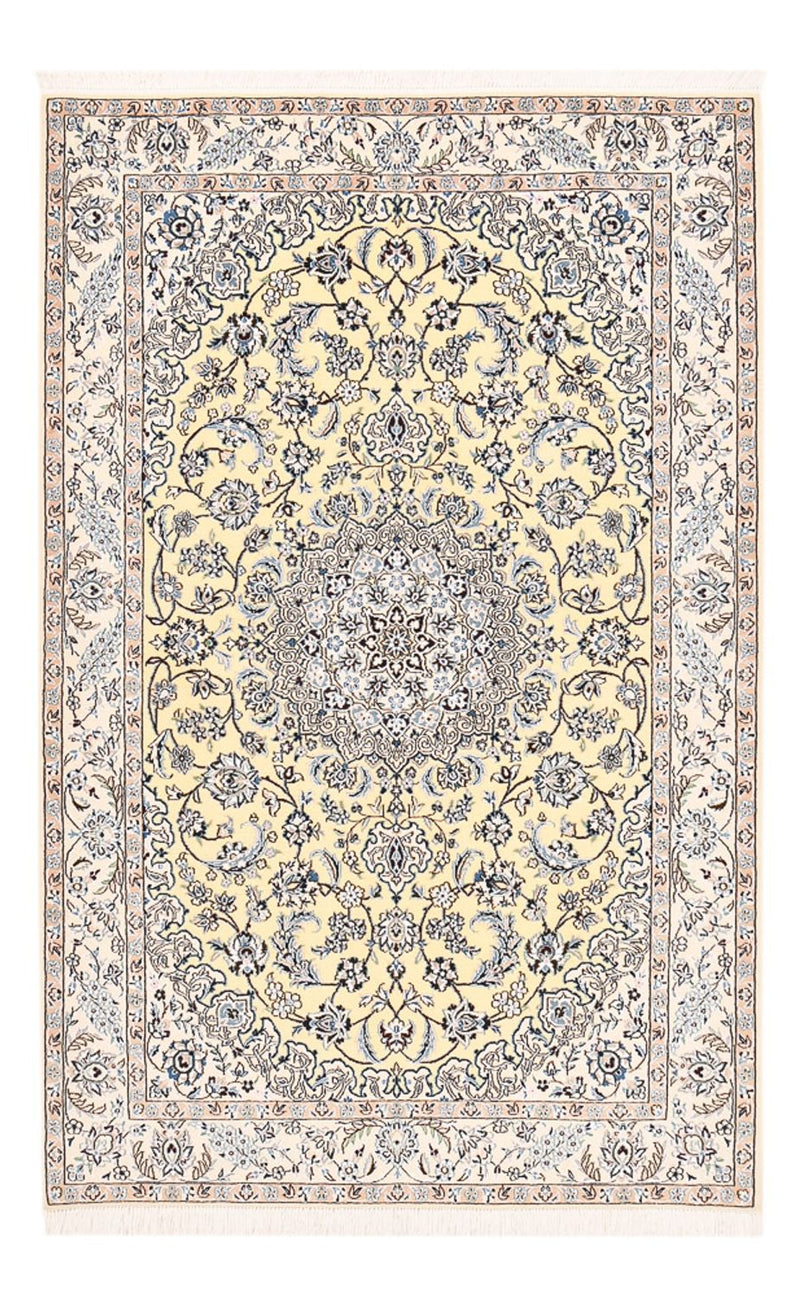 Perzisch tapijt - Nain - Koninklijk - 210 x 132 cm - beige