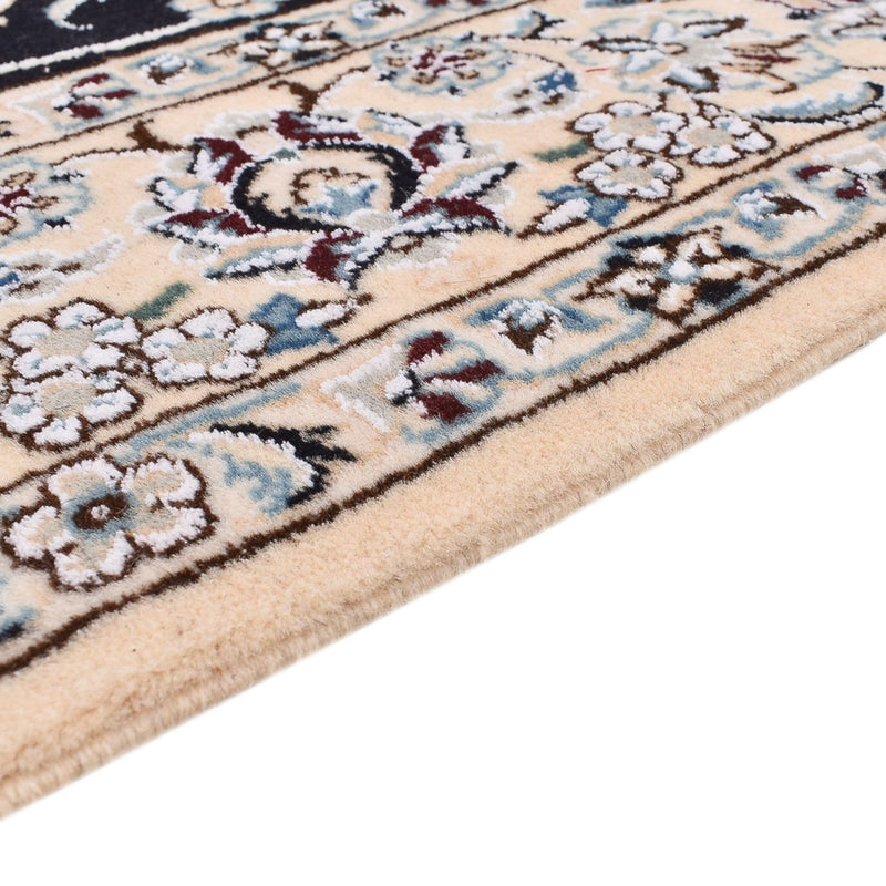 Perzisch tapijt - Nain - Koninklijk - 194 x 147 cm - donkerblauw