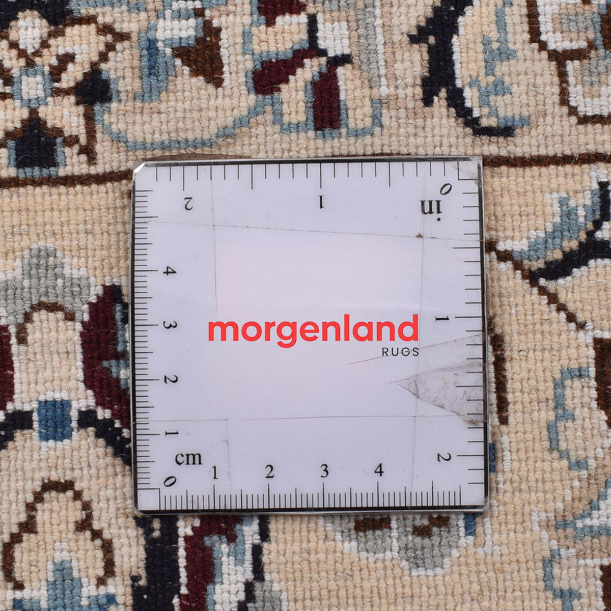 Perzisch tapijt - Nain - Koninklijk - 194 x 147 cm - donkerblauw