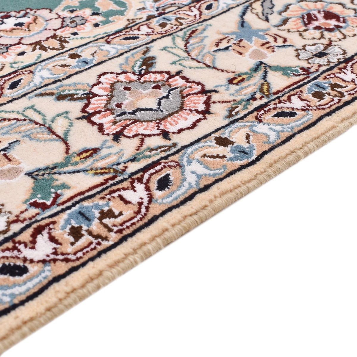 Perzisch tapijt - Nain - Koninklijk - 203 x 127 cm - groen