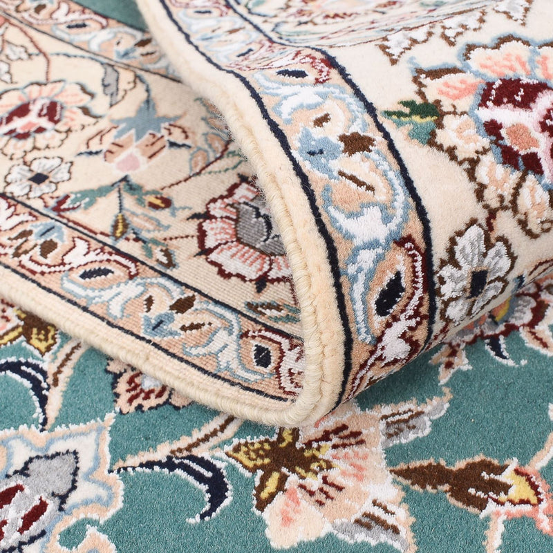 Perzisch tapijt - Nain - Koninklijk - 203 x 127 cm - groen