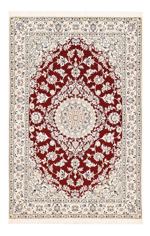 Perzisch tapijt - Nain - Koninklijk - 195 x 127 cm - rood