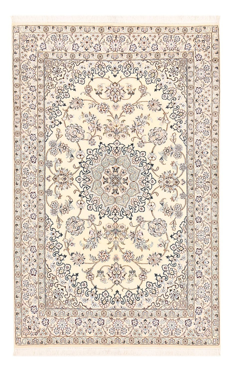 Perzisch tapijt - Nain - Koninklijk - 207 x 127 cm - beige