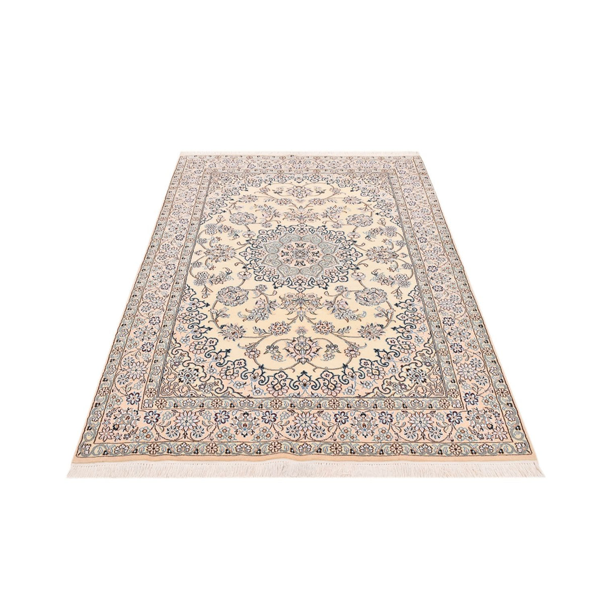 Perzisch tapijt - Nain - Koninklijk - 207 x 127 cm - beige