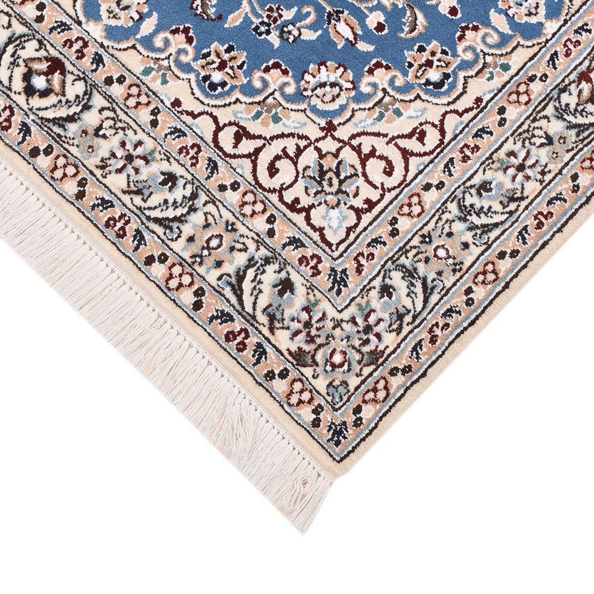 Perzisch tapijt - Nain - Koninklijk - 120 x 80 cm - blauw