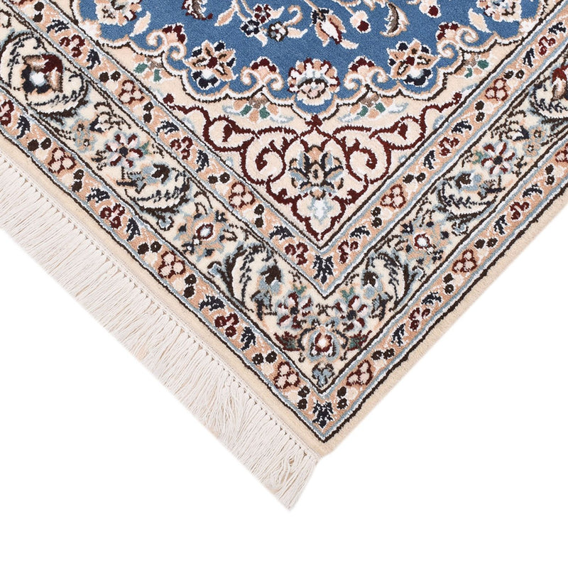 Perzisch tapijt - Nain - Koninklijk - 120 x 80 cm - blauw