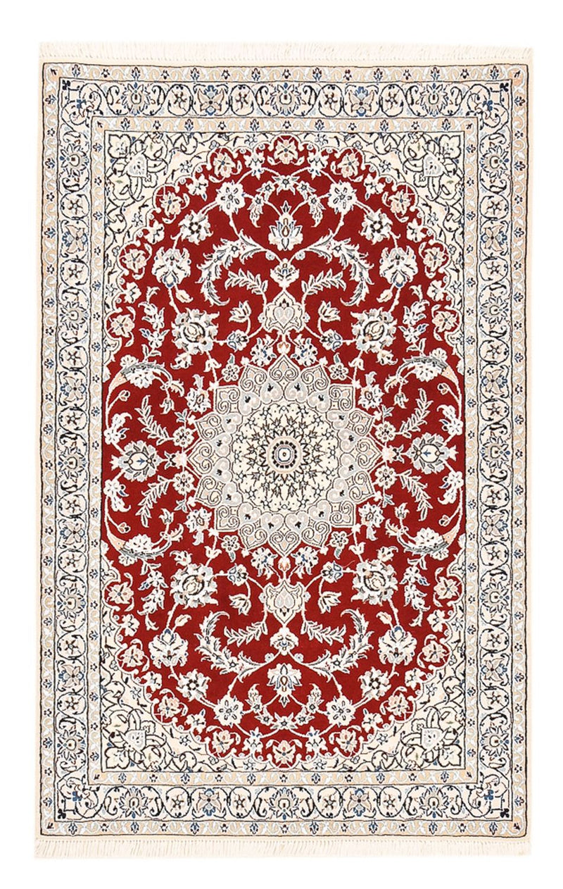 Perzisch tapijt - Nain - Koninklijk - 155 x 105 cm - rood