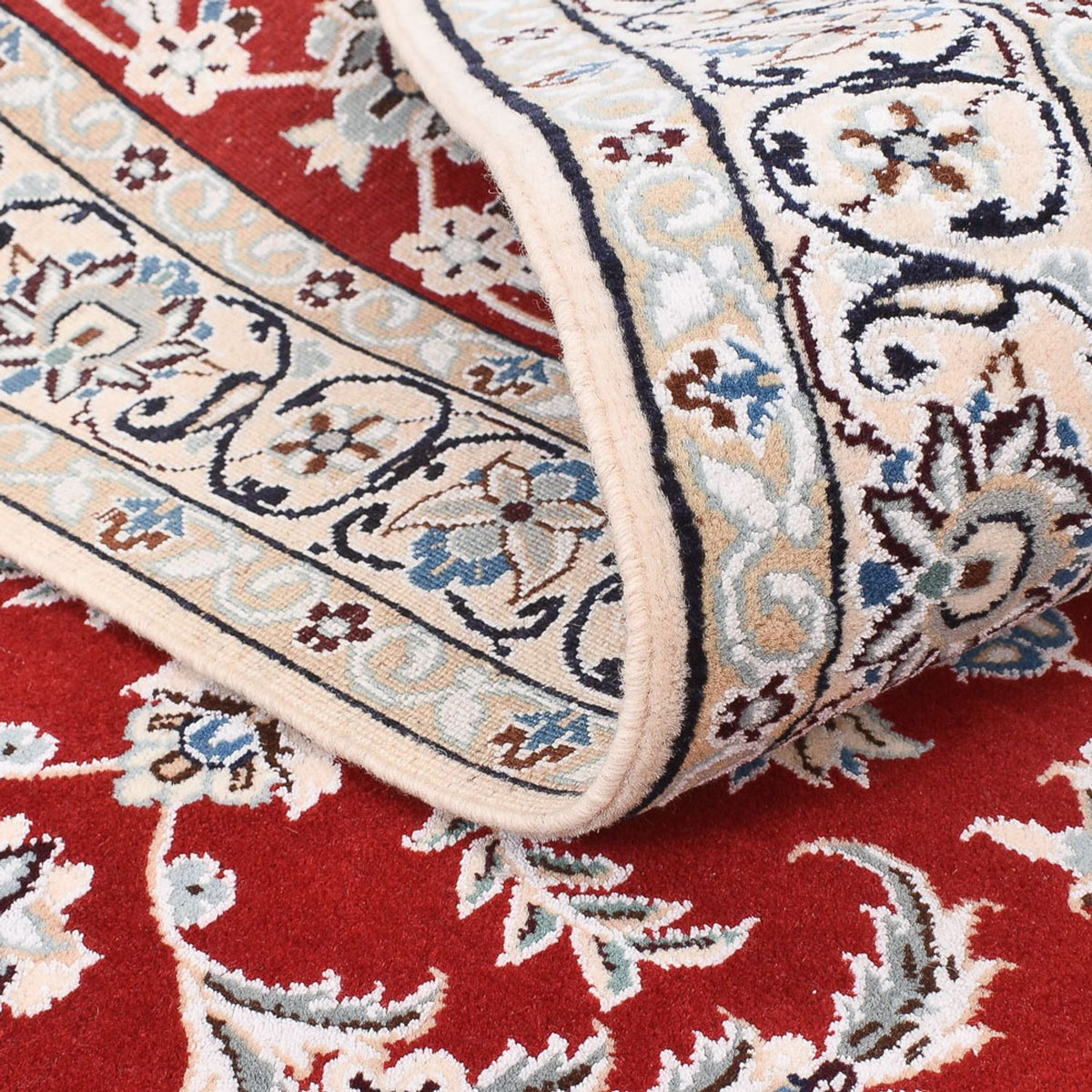 Perzisch tapijt - Nain - Koninklijk - 155 x 105 cm - rood