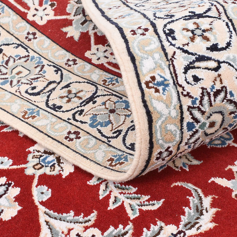Perzisch tapijt - Nain - Koninklijk - 155 x 105 cm - rood