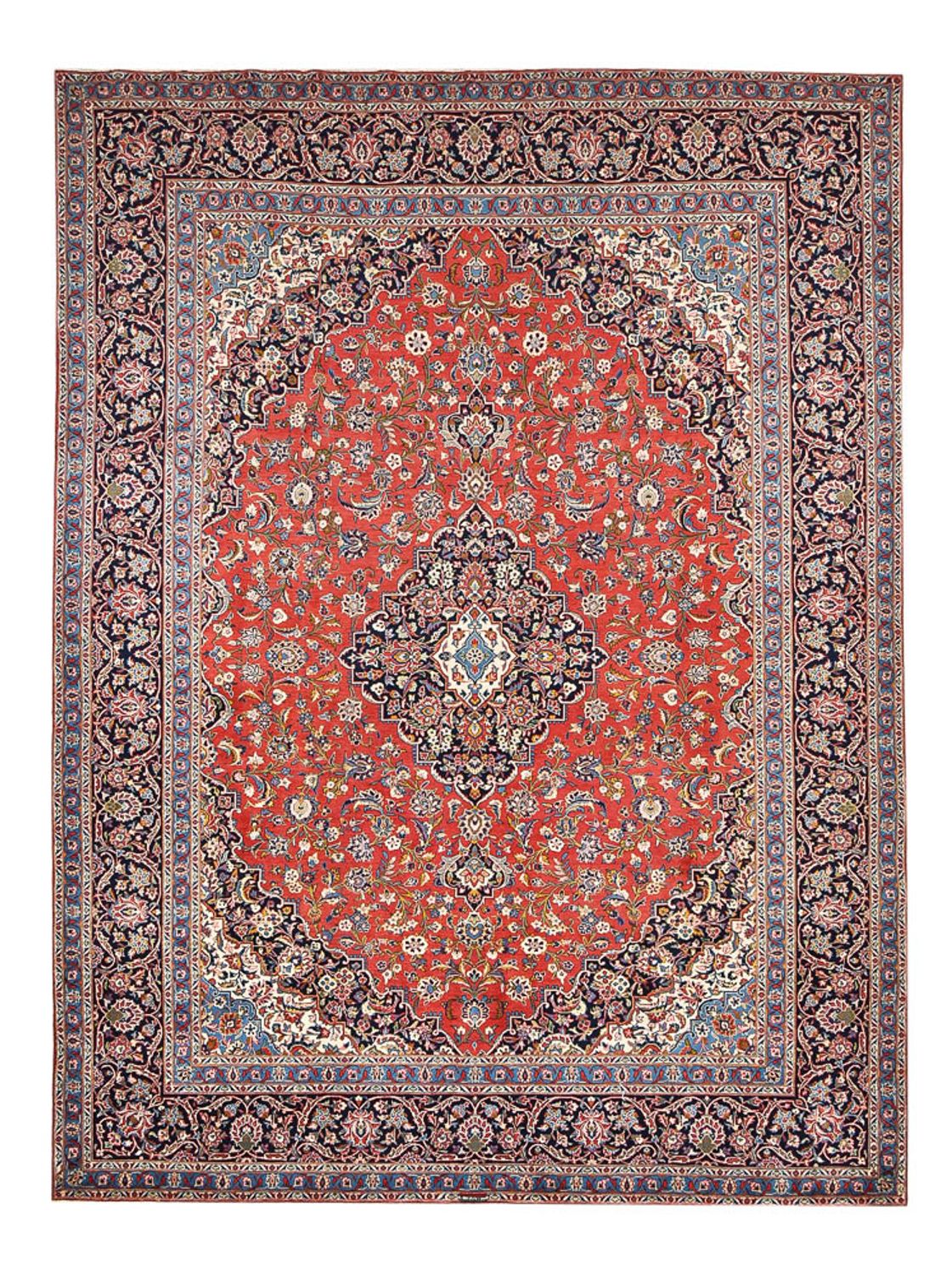 Perzisch tapijt - Keshan - 405 x 303 cm - rood