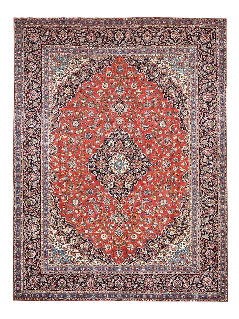 Perzisch tapijt - Keshan - 405 x 303 cm - rood