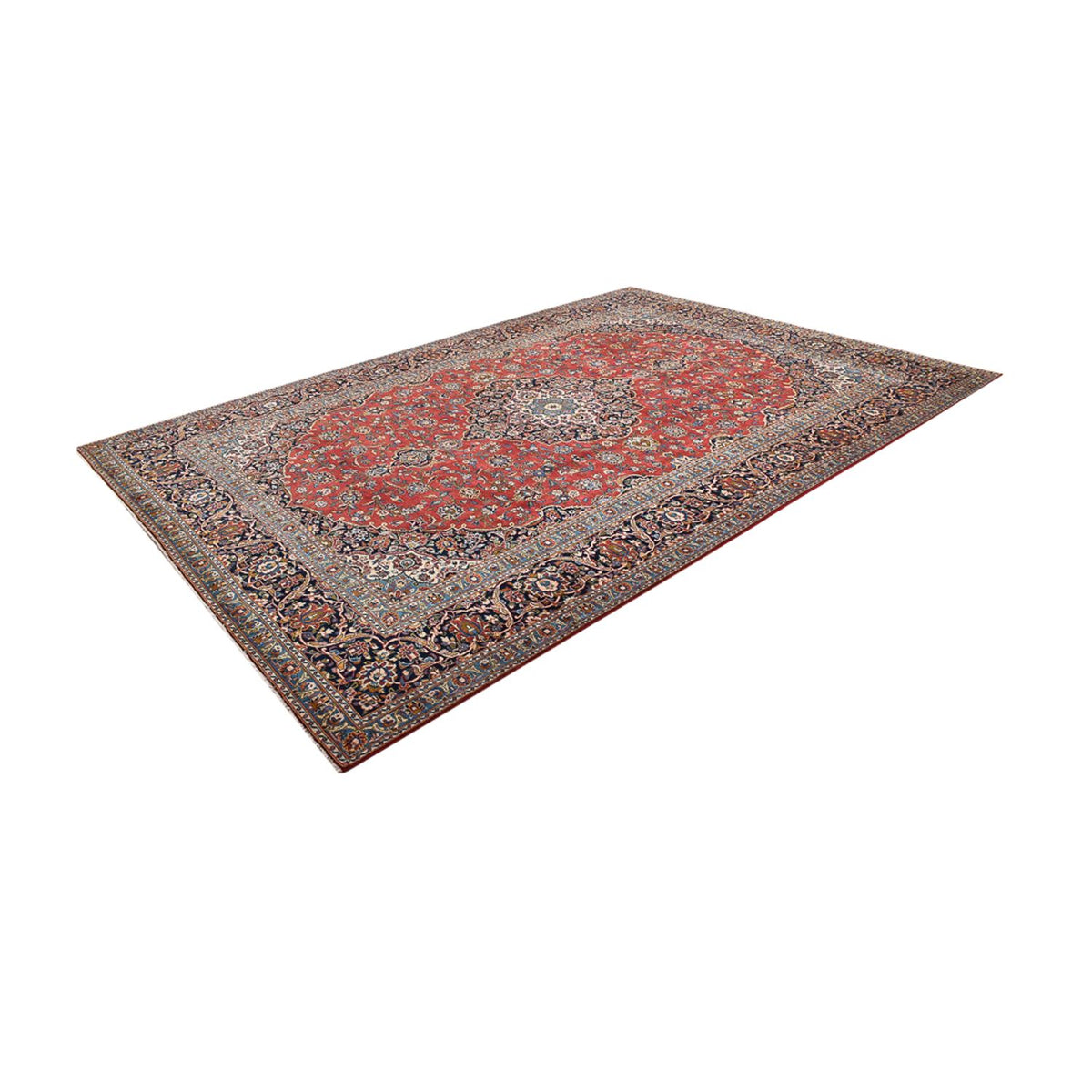 Perzisch tapijt - Keshan - 423 x 302 cm - rood