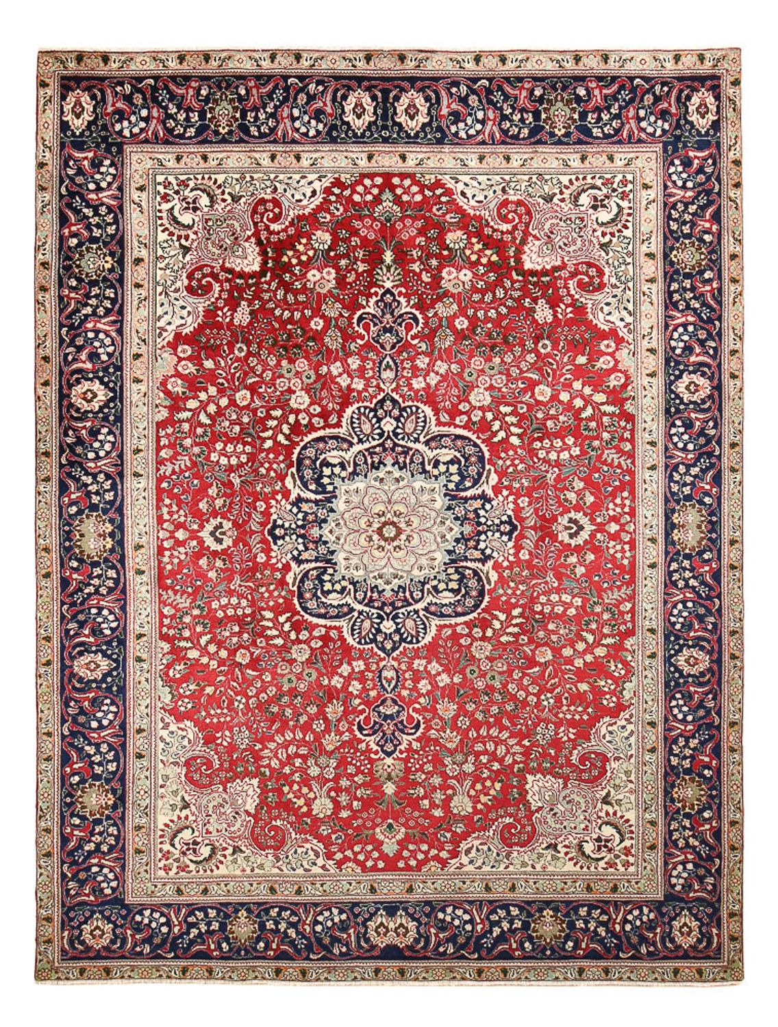 Perzisch tapijt - Tabriz - 326 x 239 cm - rood