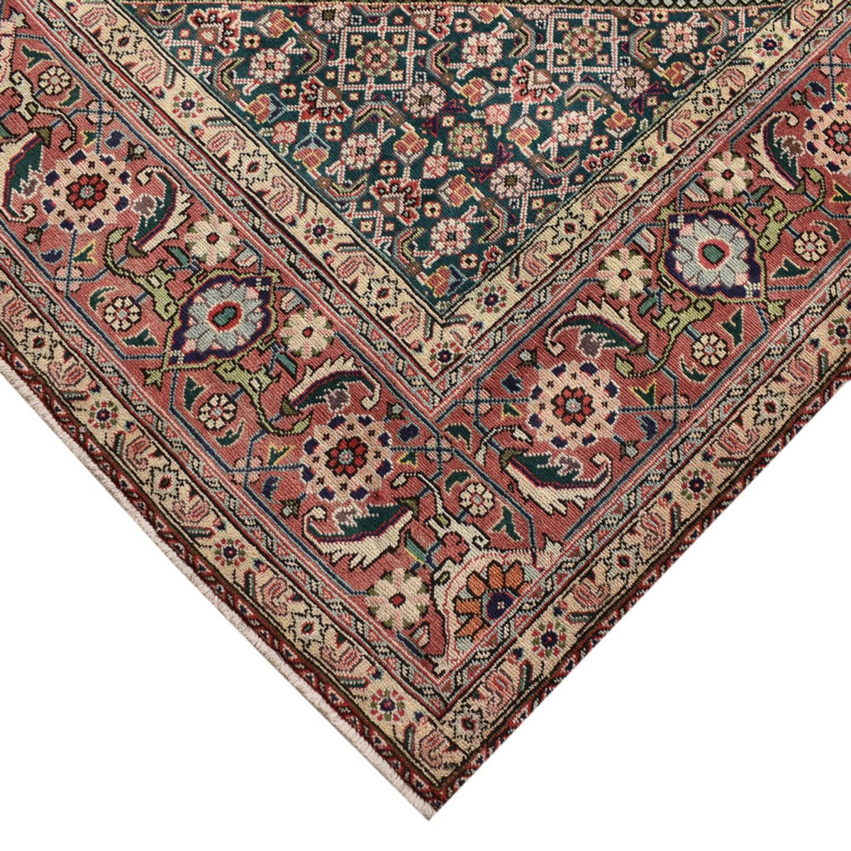Perzisch tapijt - Tabriz - 387 x 295 cm - donker beige
