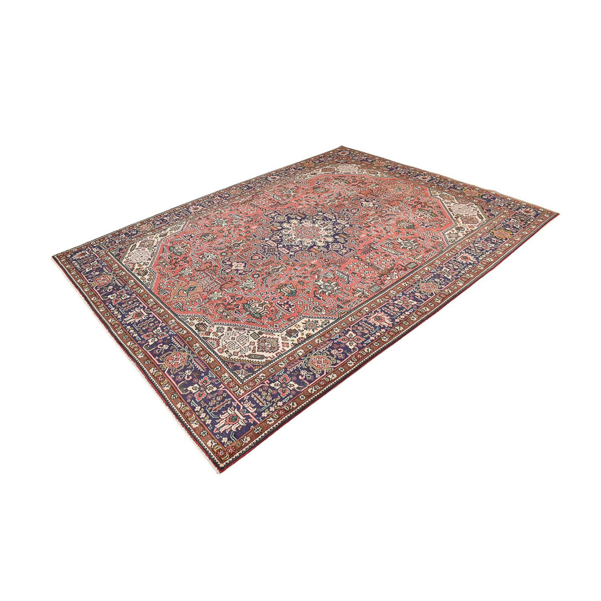 Perzisch tapijt - Tabriz - 335 x 247 cm - licht rood