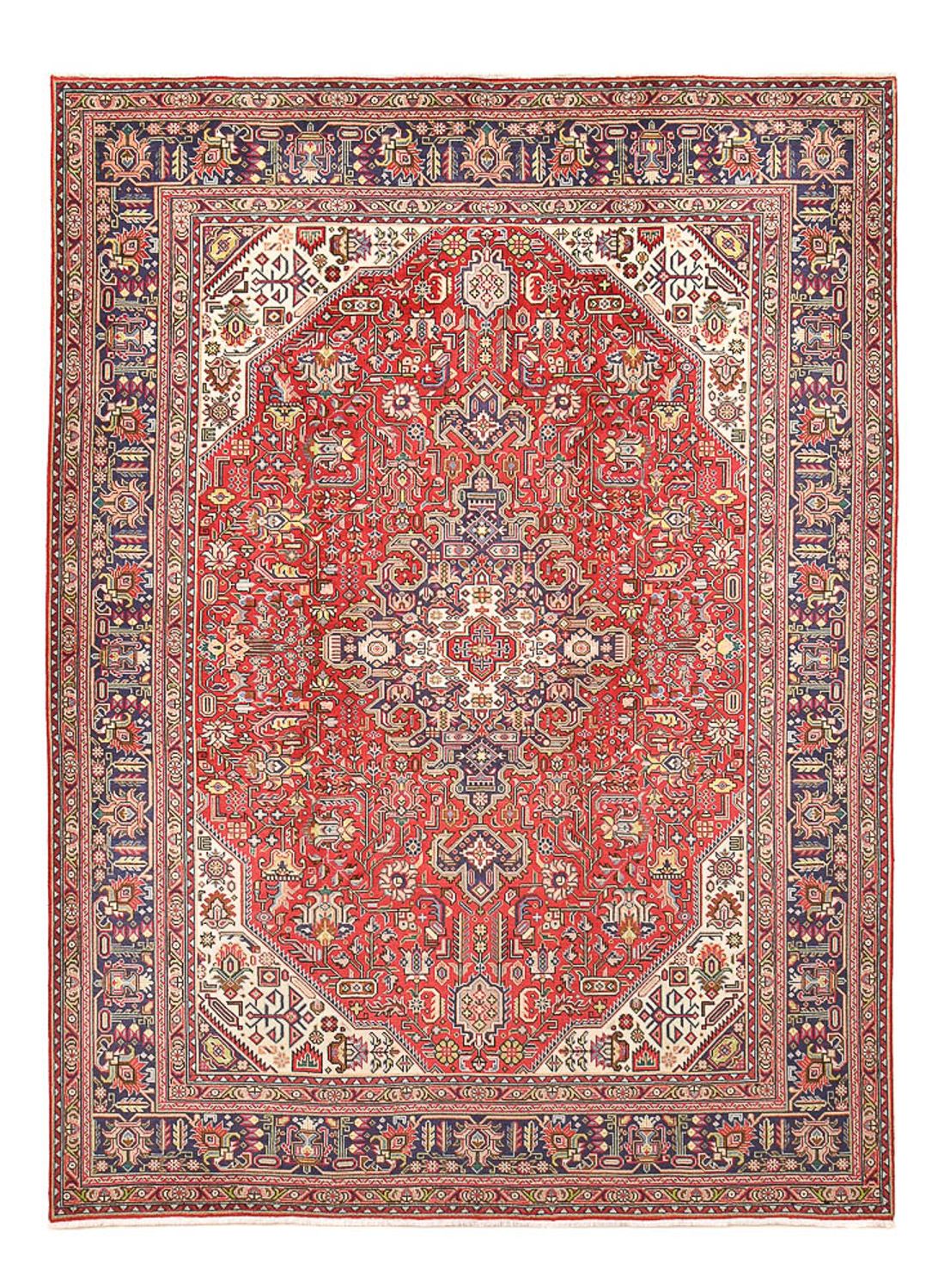 Perzisch tapijt - Tabriz - 339 x 248 cm - rood