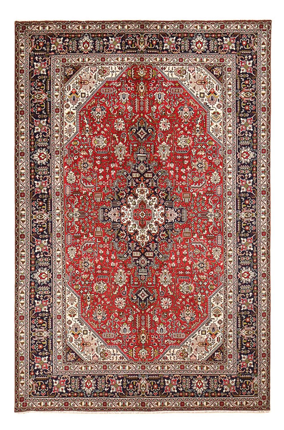 Perzisch tapijt - Tabriz - 303 x 198 cm - rood