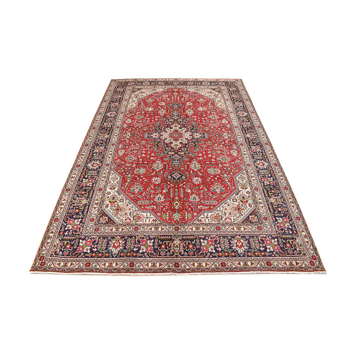 Perzisch tapijt - Tabriz - 303 x 198 cm - rood