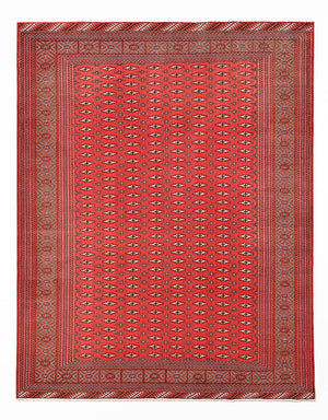 Turkaman tapijt - 340 x 259 cm - rood