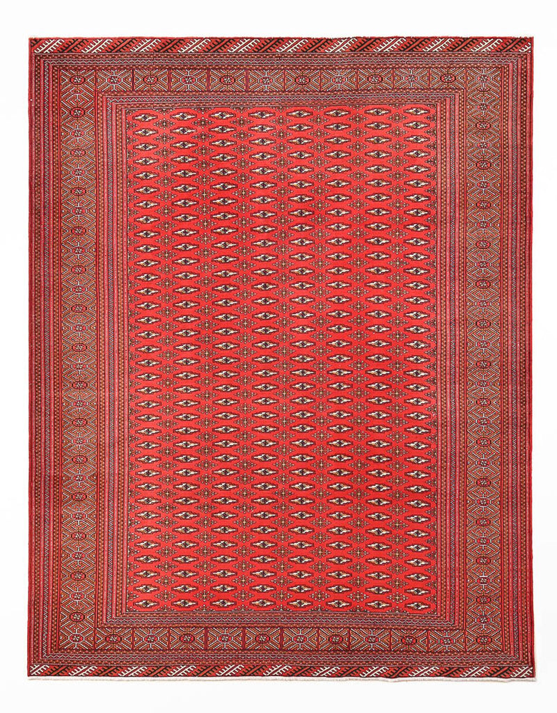 Turkaman tapijt - 340 x 259 cm - rood