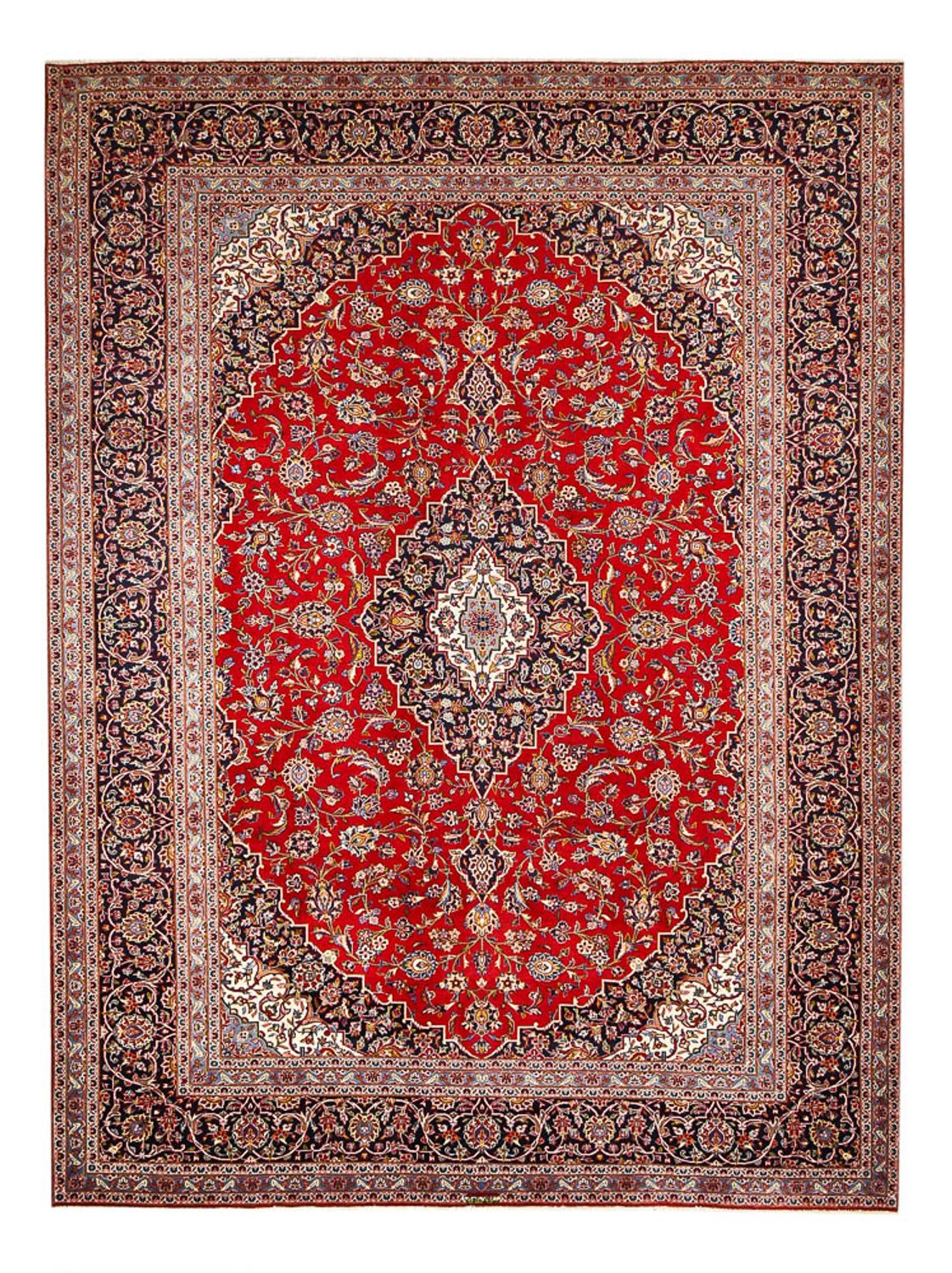Perzisch tapijt - Keshan - 393 x 294 cm - rood