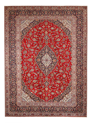 Perzisch tapijt - Keshan - 393 x 294 cm - rood