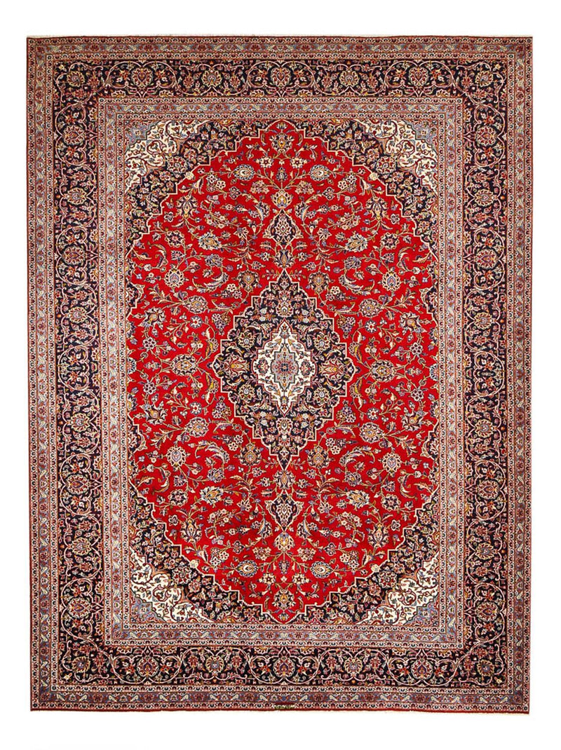 Perzisch tapijt - Keshan - 393 x 294 cm - rood