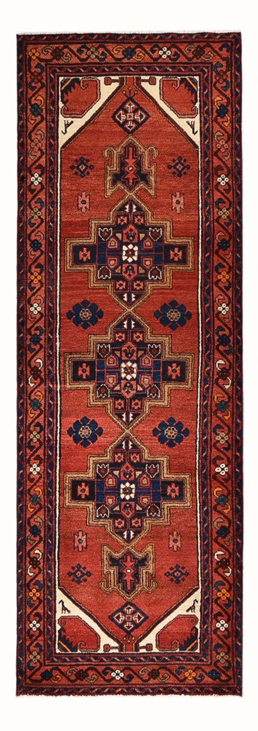 Loper Perzisch tapijt - Bijar - 300 x 102 cm - rood