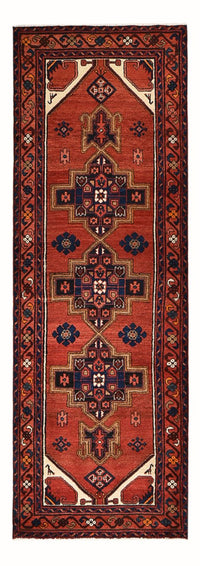 Loper Perzisch tapijt - Bijar - 300 x 102 cm - rood