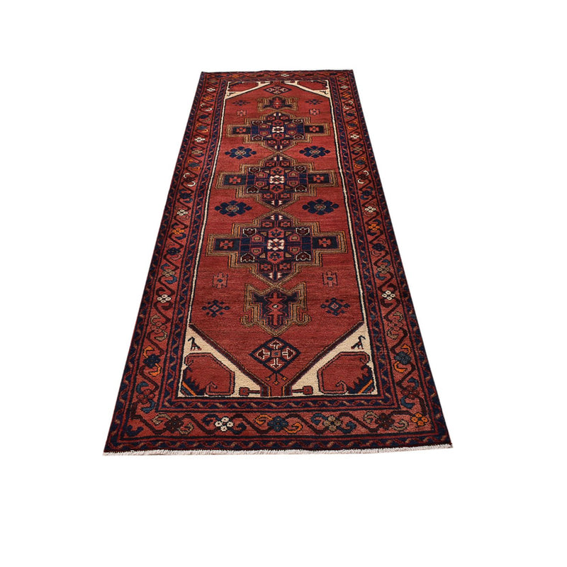 Loper Perzisch tapijt - Bijar - 300 x 102 cm - rood