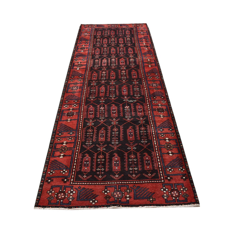 Loper Perzisch Tapijt - Nomadisch - 303 x 104 cm - rood