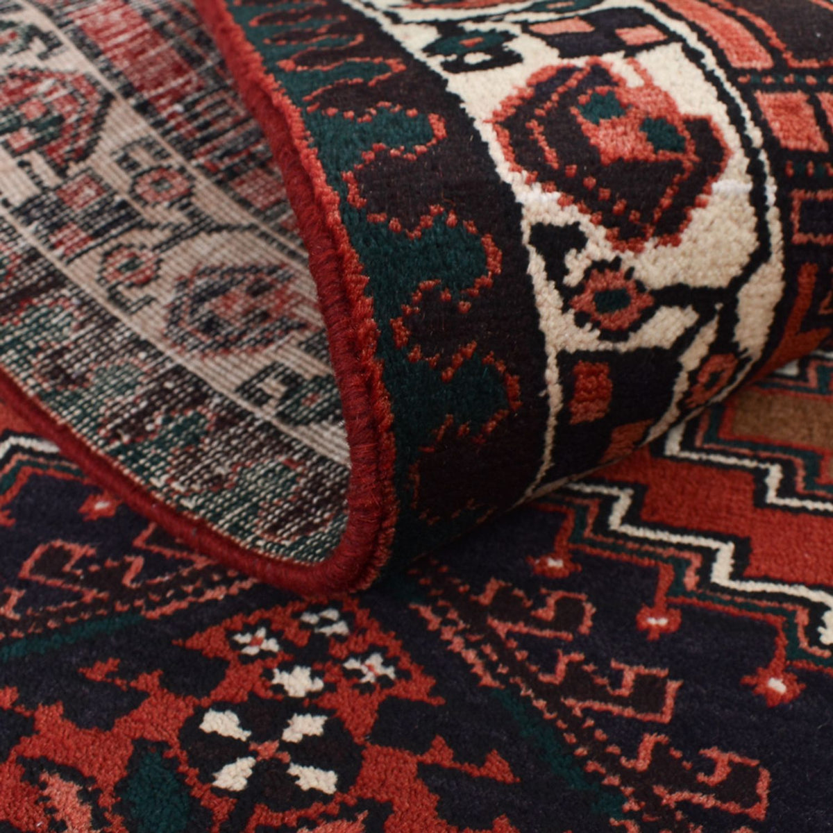 Loper Perzisch Tapijt - Nomadisch - 313 x 100 cm - donkerrood