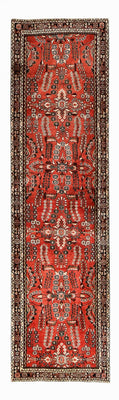Loper Perzisch tapijt - Tabriz - 398 x 110 cm - rood