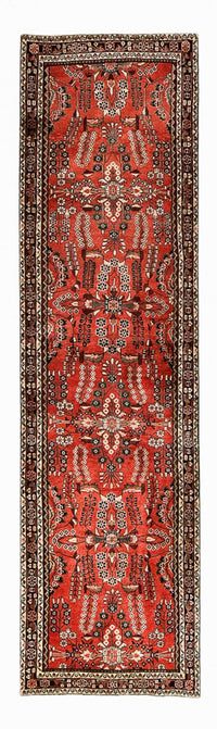Loper Perzisch tapijt - Tabriz - 398 x 110 cm - rood