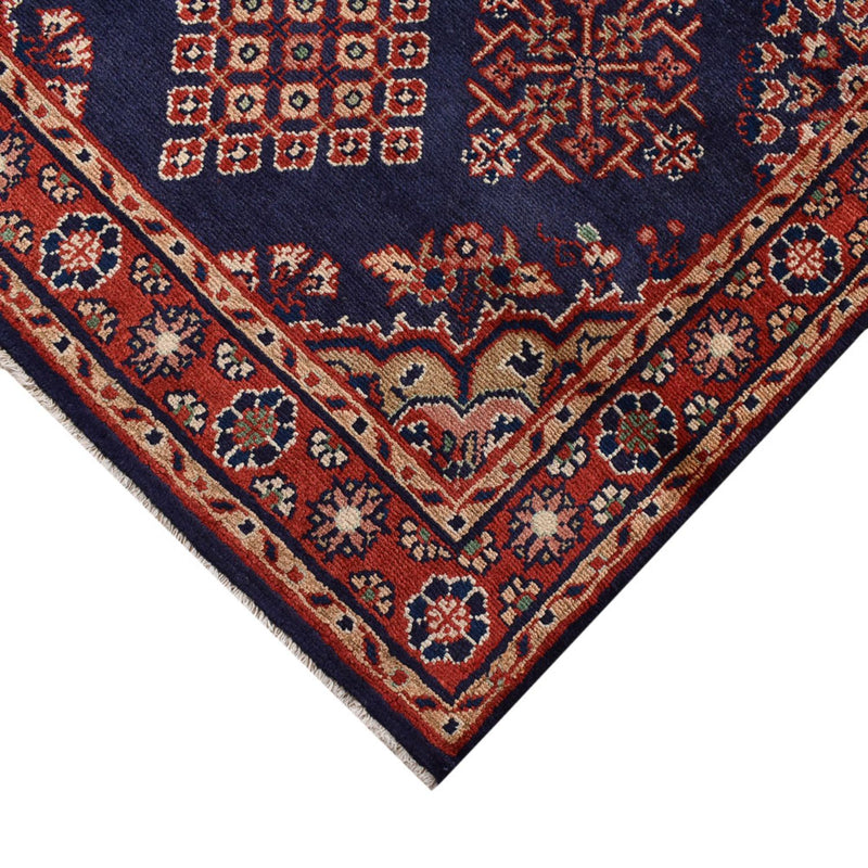 Loper Perzisch Tapijt - Nomadisch - 329 x 115 cm - donkerblauw
