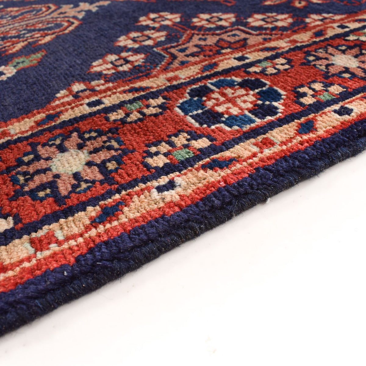 Loper Perzisch Tapijt - Nomadisch - 329 x 115 cm - donkerblauw