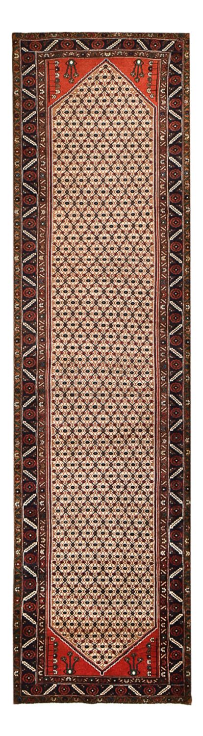 Loper Perzisch Tapijt - Nomadisch - 392 x 104 cm - beige